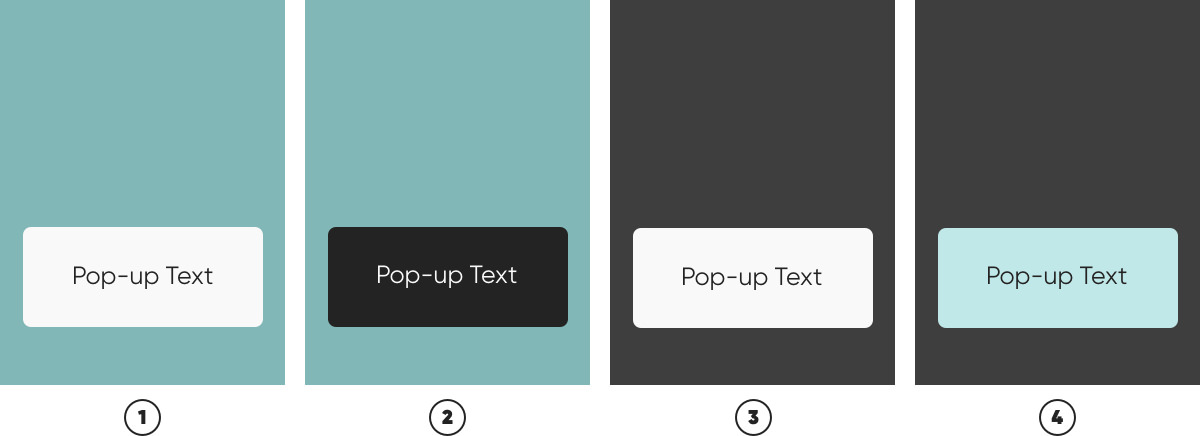Colour difference in an example